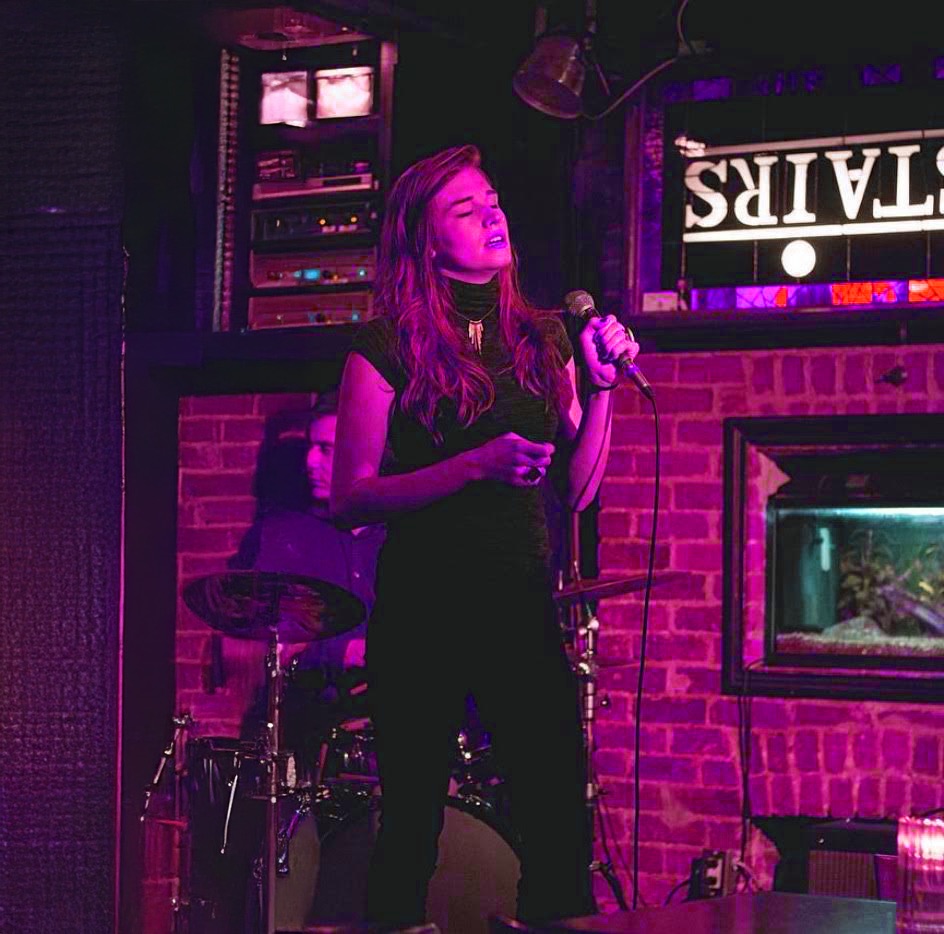 Haley Cove performing live on stage